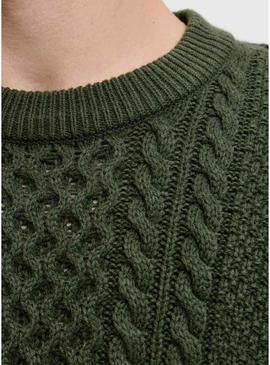 Camisola Jack and Jones Paul verde para homem