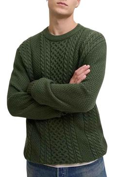 Camisola Jack and Jones Paul verde para homem