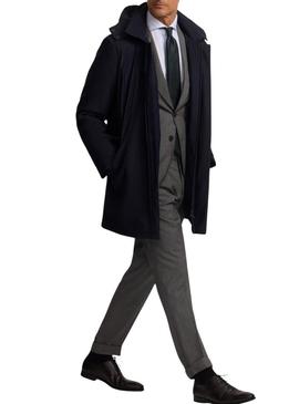 Parka Silbon técnica Tailoring marinho para homens