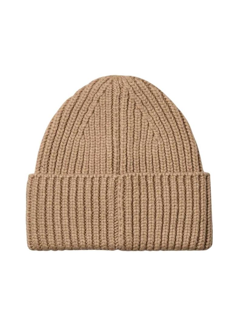 Gorro Ugg Chunky Crafted Rib camel para mulher
