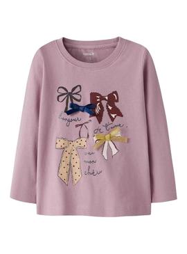 Camisa Name It Frakerna rosa para menina