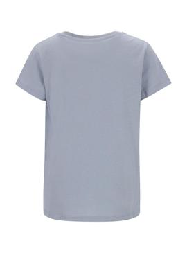 Camiseta Pepe Jeans Adrine azul para menina
