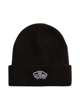 Touca Vans Classic Cuff preta para menina e menino.