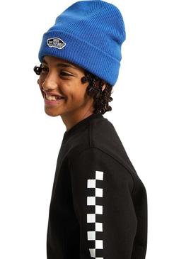 Gorro Vans Classic Cuff azul para menina e menino.