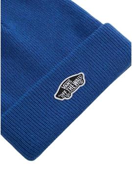 Gorro Vans Classic Cuff azul para menina e menino.
