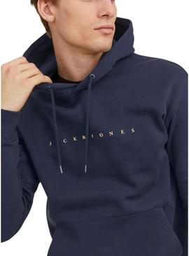 Moletom Jack and Jones azul marinho para homem