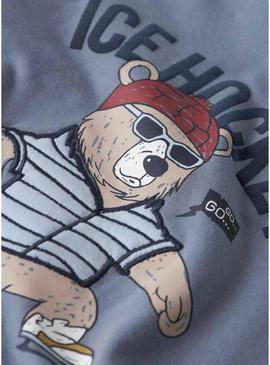 Moletom Name It Saxo azul para menino