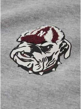 Moletom Name It Steven cinza para menino.