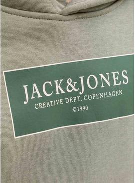Moletom Jack and Jones Greene verde para menino