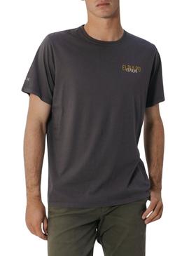 Camiseta El Pulpo cinza para homem.