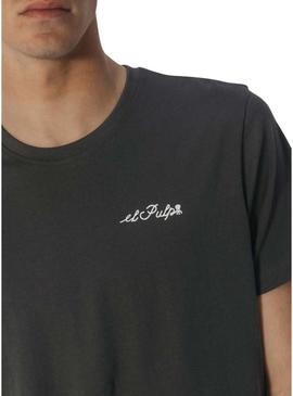 Camisa El Pulpo Snowlovers cinza para homem