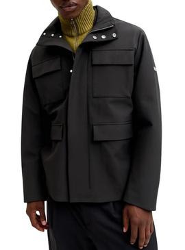 Casaco Jack and Jones Blaaspen preto para homem.