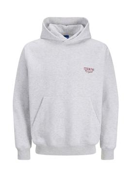 Moletom Jack and Jones Midtown cinza para homem