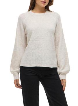 Camisola Vila Vivilas bege para mulher