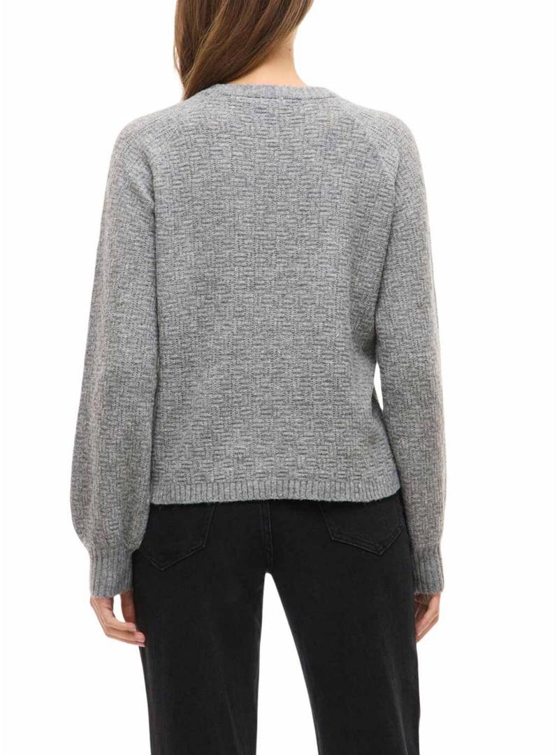 Camisola Vila Vivilas cinza para mulher