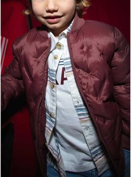 Jaqueta bomber granada da Mayoral para menino e menina