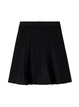 Saia de malha Name It Sonia preta para menina