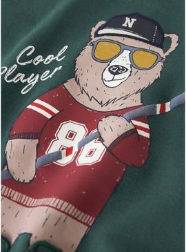 Moletom Name It Saxo verde para menino