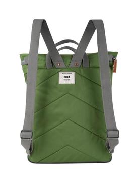 Mochila Roka Canfield small verde para mujer e homem