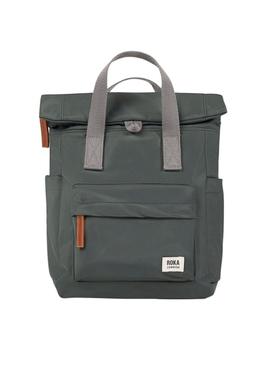 Mochila Roka Canfield pequena verde escuro para mujer e homem.