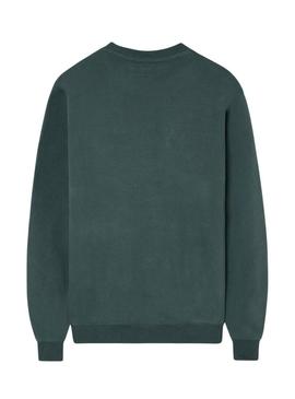 Moletom Silbon raqueta de veludo cotelê verde para homem