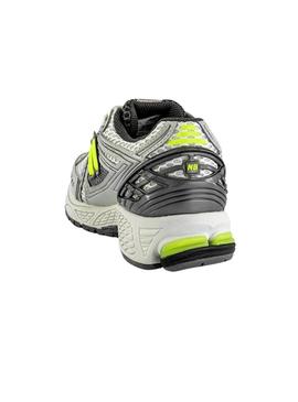 Sapatilhas New Balance U1960 branco, cinza e verde para homem.