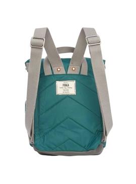 Mochila Roka Canfield pequena azul turquesa para mujer e homem.