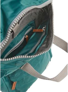 Mochila Roka Canfield pequena azul turquesa para mujer e homem.