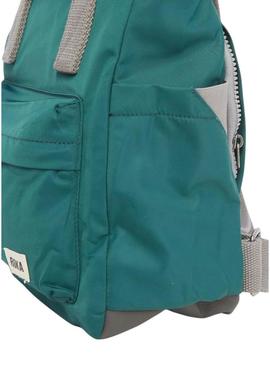Mochila Roka Canfield pequena azul turquesa para mujer e homem.