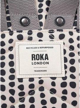 Mochila Roka Canfield pequena de lunares para mulher e homem