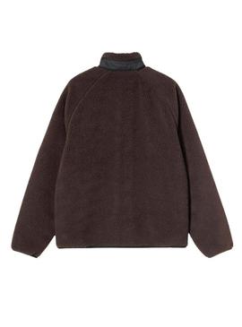 Jaqueta polar Carhartt Prentis marrom para homem.