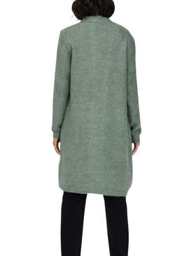 Cardigã Only Onljade verde para mulher