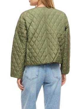 Jaqueta acolchoada Vitate verde para mulher