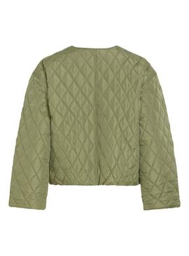 Jaqueta acolchoada Vitate verde para mulher