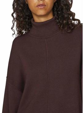 Camisola marrom Vila Viostria para mulher.