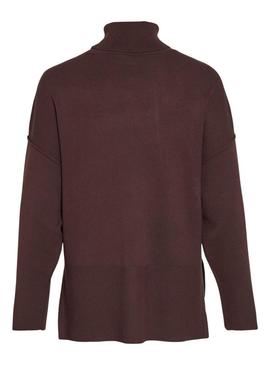 Camisola marrom Vila Viostria para mulher.