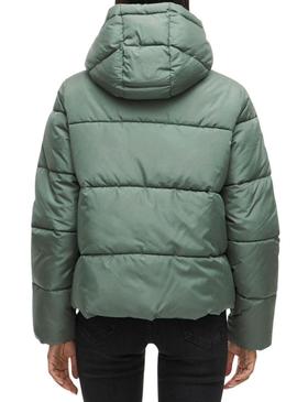 Casaco acolchoado Vila Milja verde para mulher