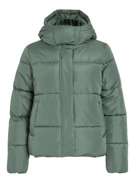 Casaco acolchoado Vila Milja verde para mulher