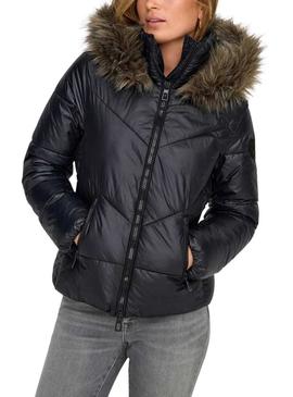 Jaqueta Only Fever preta para mulher