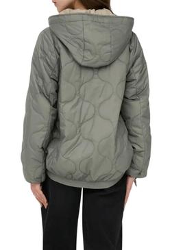 Jaqueta Only Miki verde para mulher