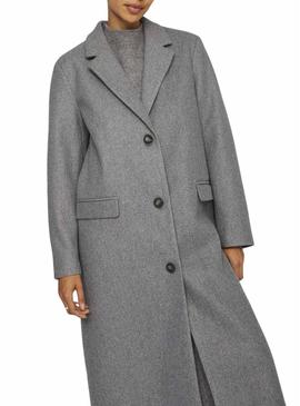 Casaco Vila Visolo cinza para mulher