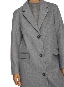 Casaco Vila Visolo cinza para mulher