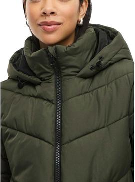 Casaco acolchoado Vila Milja verde para mulher