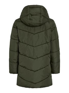 Casaco acolchoado Vila Milja verde para mulher