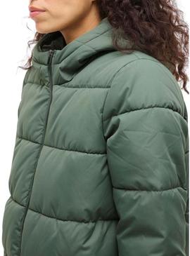 Casaco acolchoado Vila Karla verde para mulher
