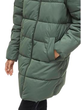 Casaco acolchoado Vila Karla verde para mulher
