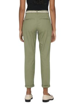 Calça verde Only Biana para mulher.