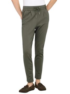 Calça Only Poptrash verde para mulher