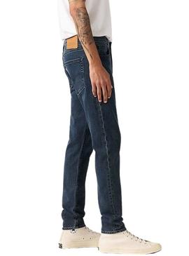 Calça jeans Levis Slim Taper 512 em denim escuro para homem