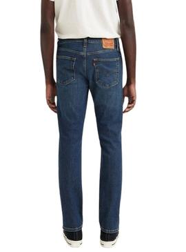 Calça jeans Levis 511 slim denim escuro para homem